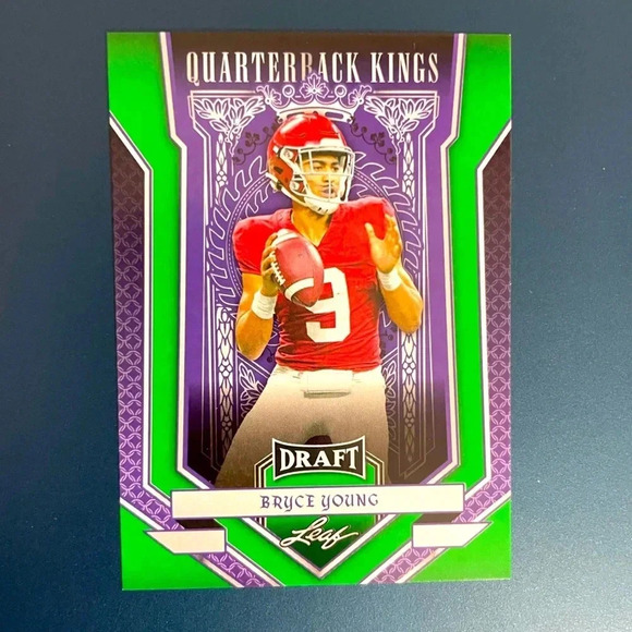 Bryce Young Rookie Cards Purple Quarterback Kings 2023 Panini Carolina Panthers​ - Picture 1 of 2